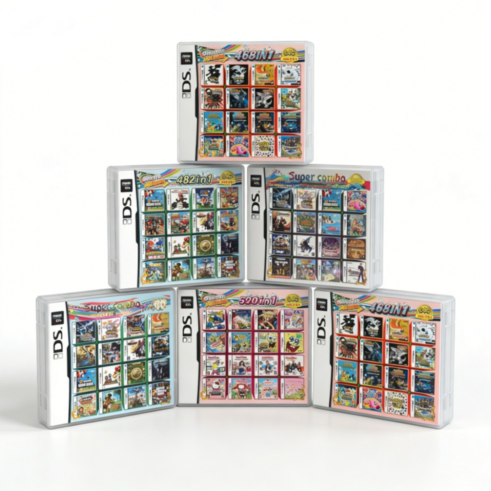 Retro Gaming Pro - •Pokem0n Themed Multi-Game Cartridge For DS/3DS/NDSL/2DS-Preloaded