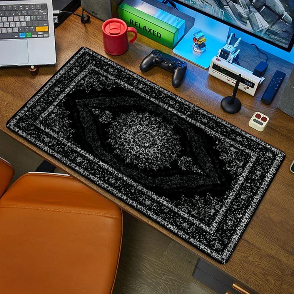 Mouse Gaming Retro - New Black Persian Carpet Mysterious Retro