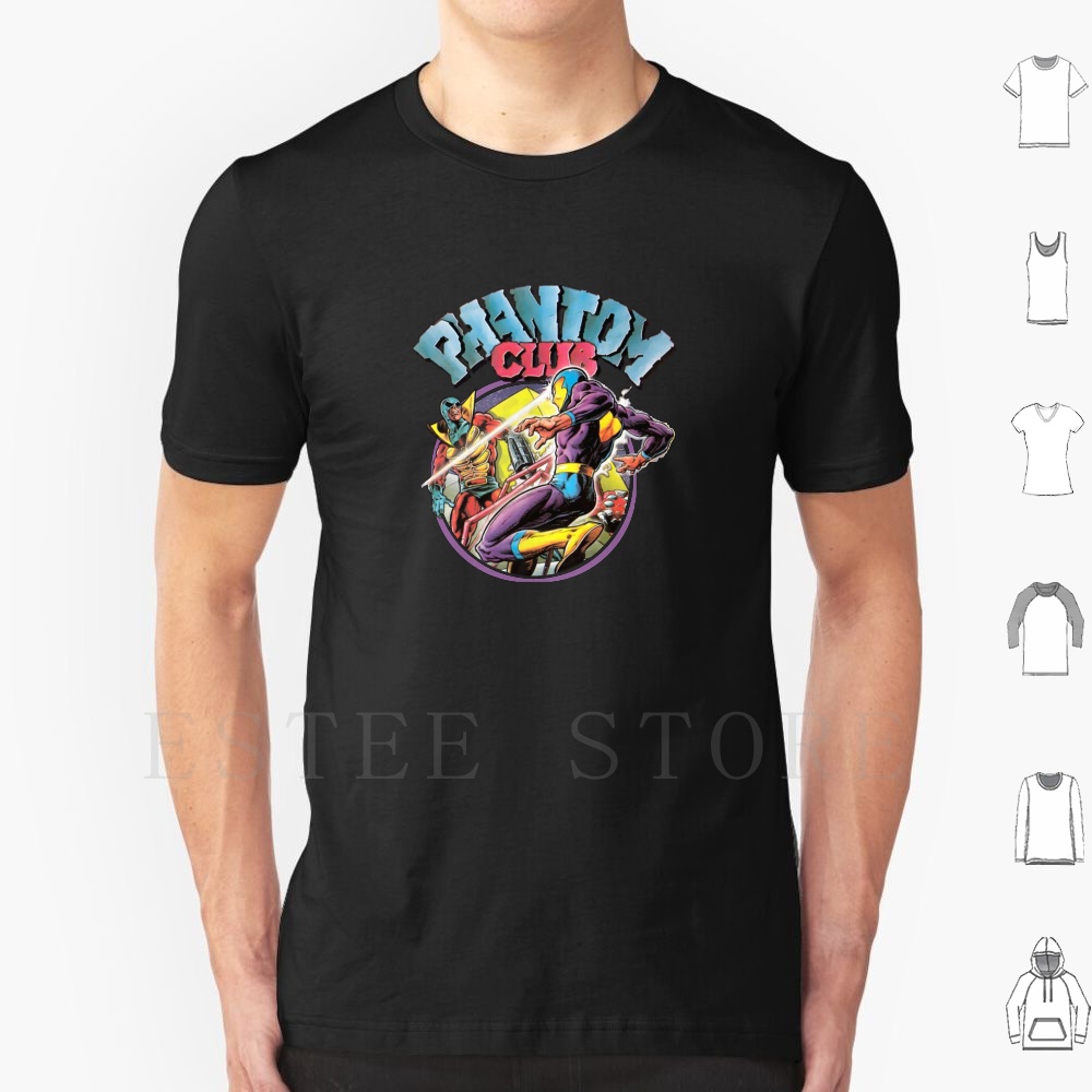 Retro Gaming T Shirts - Phantom Club-Badge T Shirt DIY Big