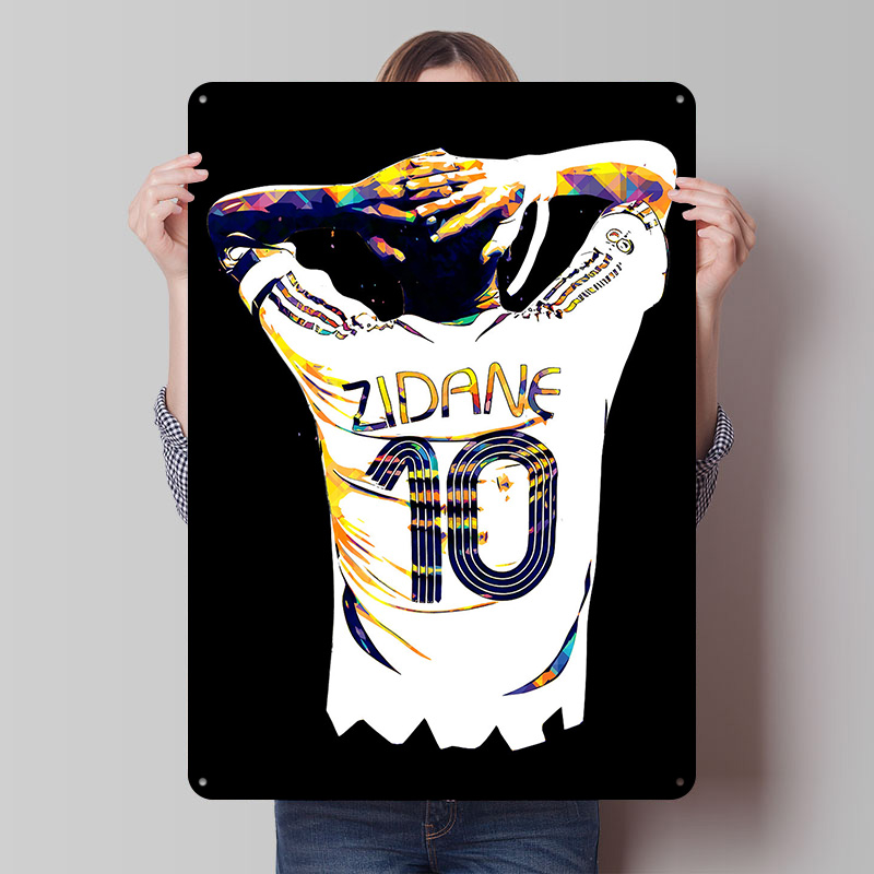 Zidane Soccer Jersey Metal Pos - đánh giá và giá Retro Gaming Jersey