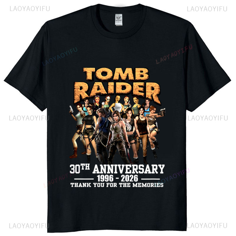 Tomb Raider 30th Anniversary U - đánh giá và giá Retro Gaming T Shirts