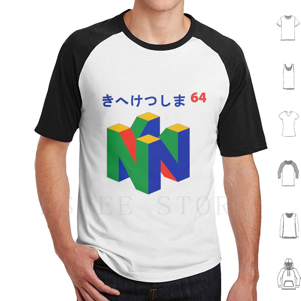 Japanese 64 T Shirt Print Cott - đánh giá và giá Retro Gaming T Shirts