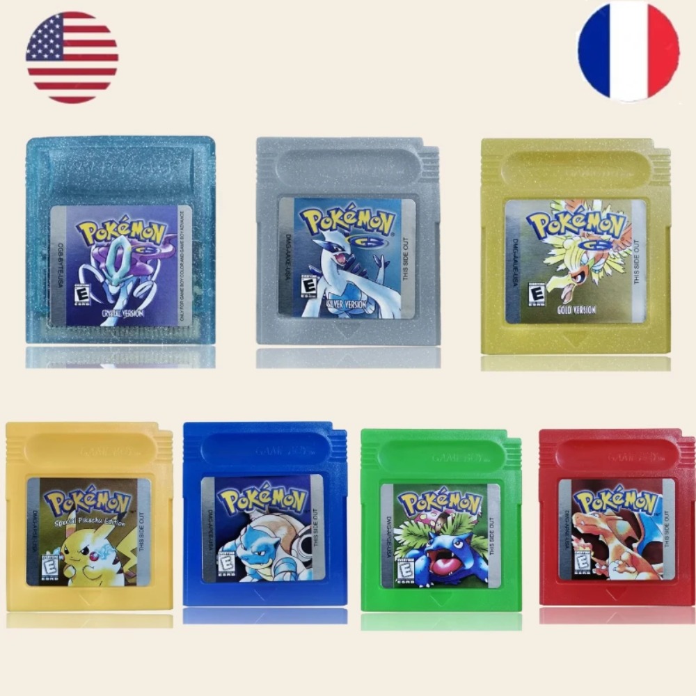 GBC 16 bit Pok é mon game cart - đánh giá và giá Retro Gaming Kit