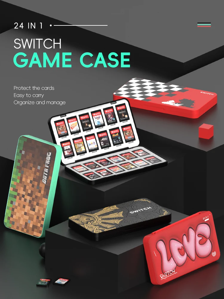 DATA FROG 24-in-1 Game Card Ho - đánh giá và giá Game Cartridge Case