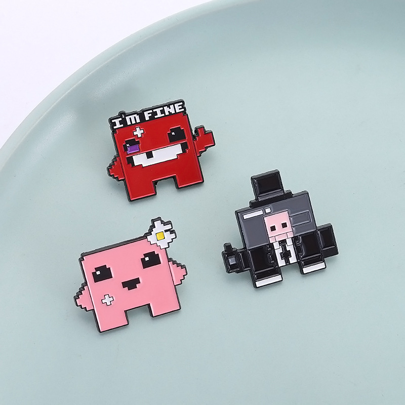 3pcs Pixel Art Enamel Pin Set  - đánh giá và giá Retro Gaming Kit