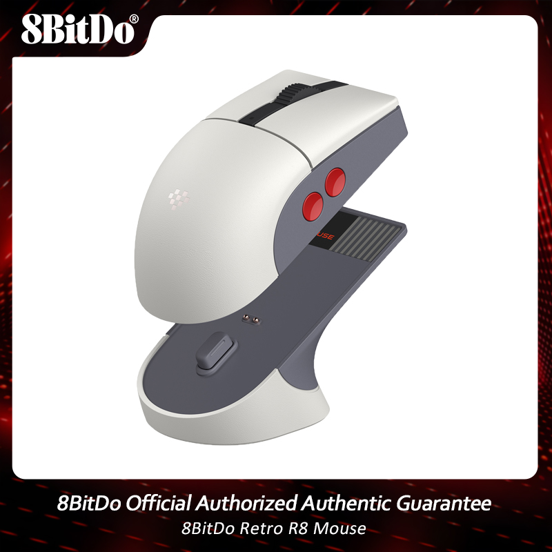 8BitDo Retro R8 Mouse with PAW - đánh giá và giá Mouse Gaming Retro