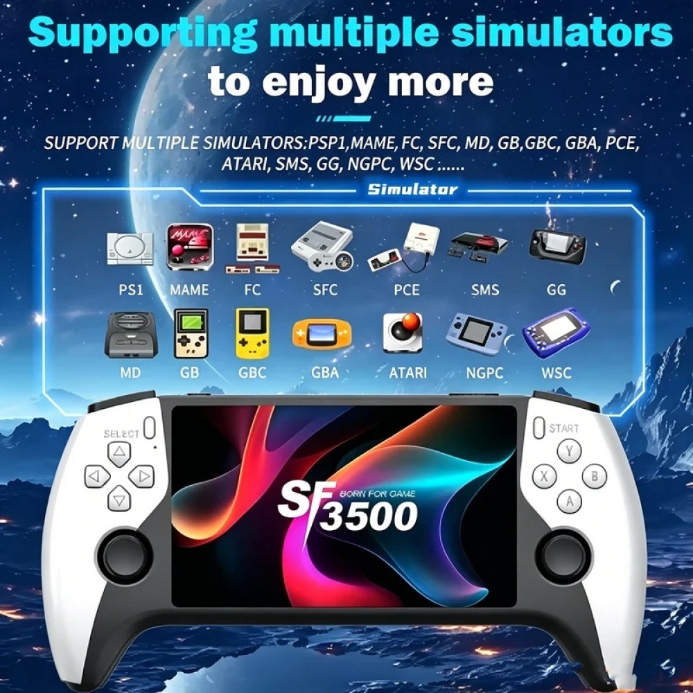 SF3500 5 inch Handheld Game Co - đánh giá và giá Retro Gaming Handhelds